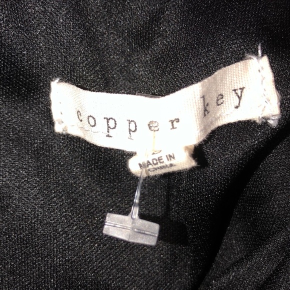 COPPER Key size small black floral summer dress - Picture 5 of 7